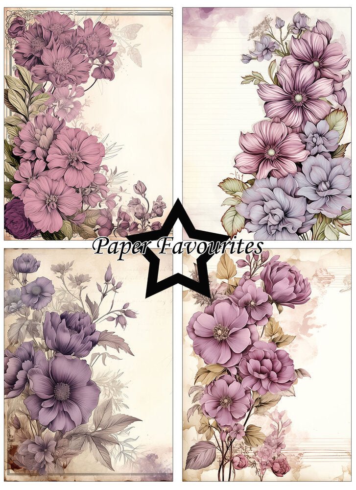 Paper Favourites - A6 Paper Pad - Vintage Mauve - The Crafty Kiwi