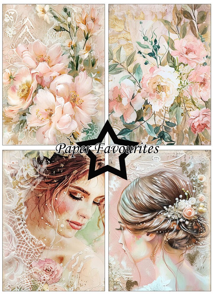 Paper Favourites - A6 Paper Pad - Wedding Art - The Crafty Kiwi
