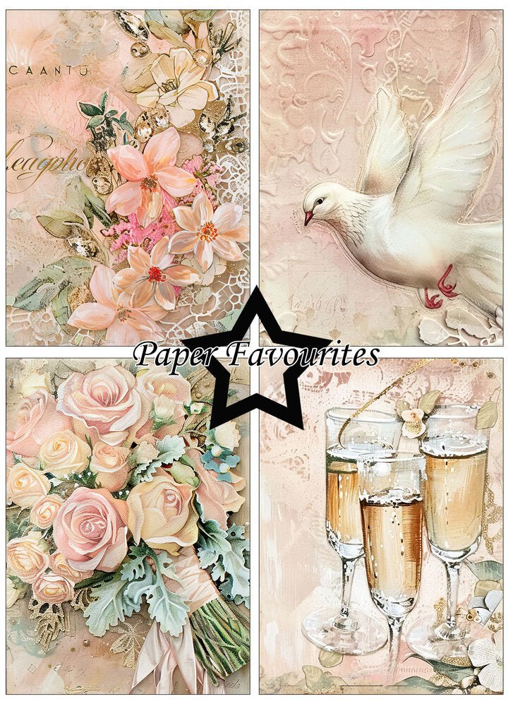 Paper Favourites - A6 Paper Pad - Wedding Art - The Crafty Kiwi