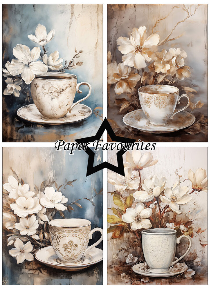 Paper Favourites - A6 Paper Pad - Cup of Coffee