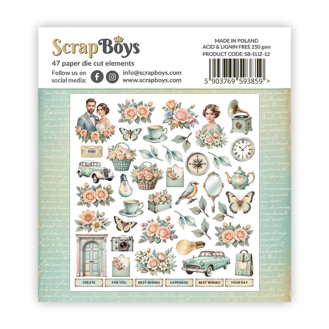 ScrapBoys - Elizabeth Bundle Kit - The Crafty Kiwi