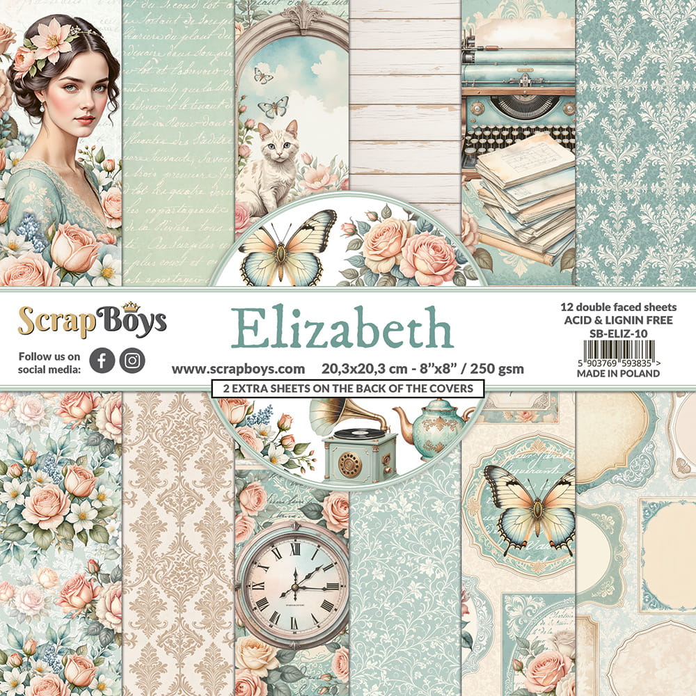 ScrapBoys - Elizabeth Bundle Kit - The Crafty Kiwi