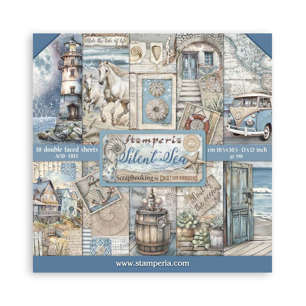 Stamperia - Silent Sea Bundle Kit (3 products) - The Crafty Kiwi