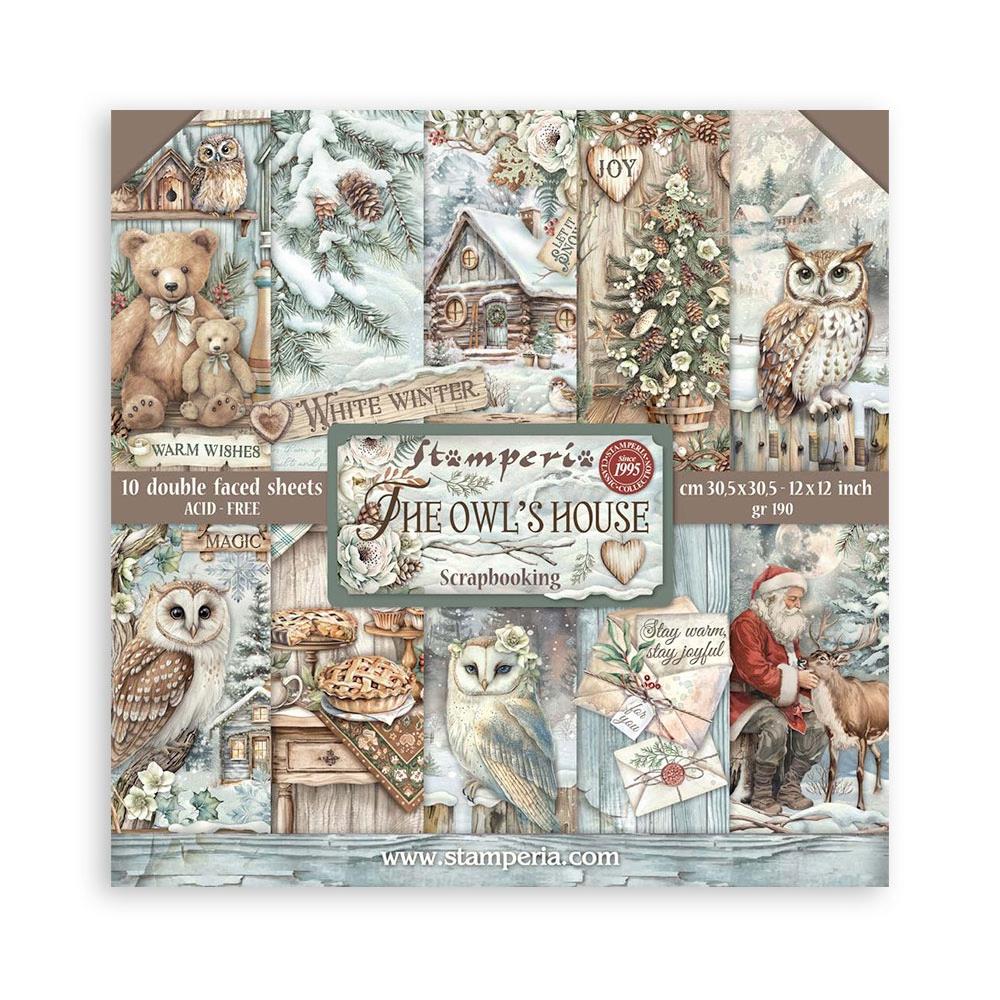 Stamperia - The Owl's House - 12x12 Paper Pack (10/pkg) - The Crafty Kiwi