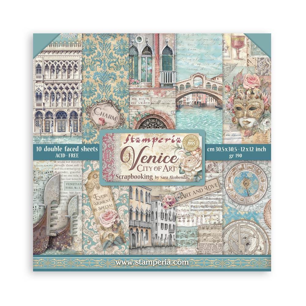 Stamperia - Venice City of Art - 12x12 Paper Pack - The Crafty Kiwi