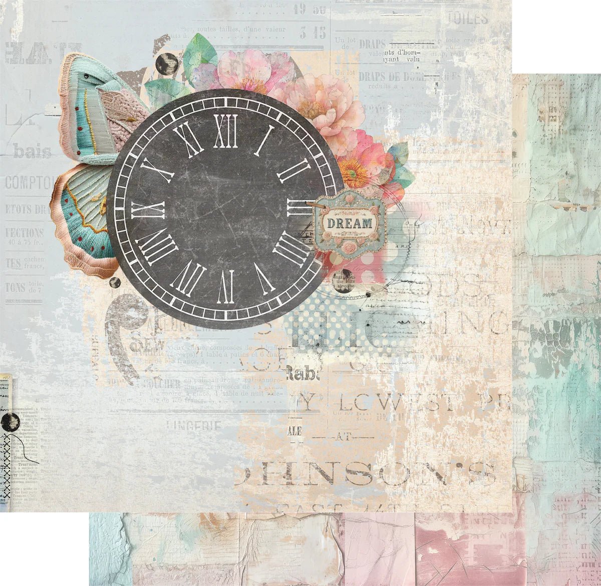 Uniquely Creative - 12x12 Daydream Hour (1/sheet) - The Crafty Kiwi