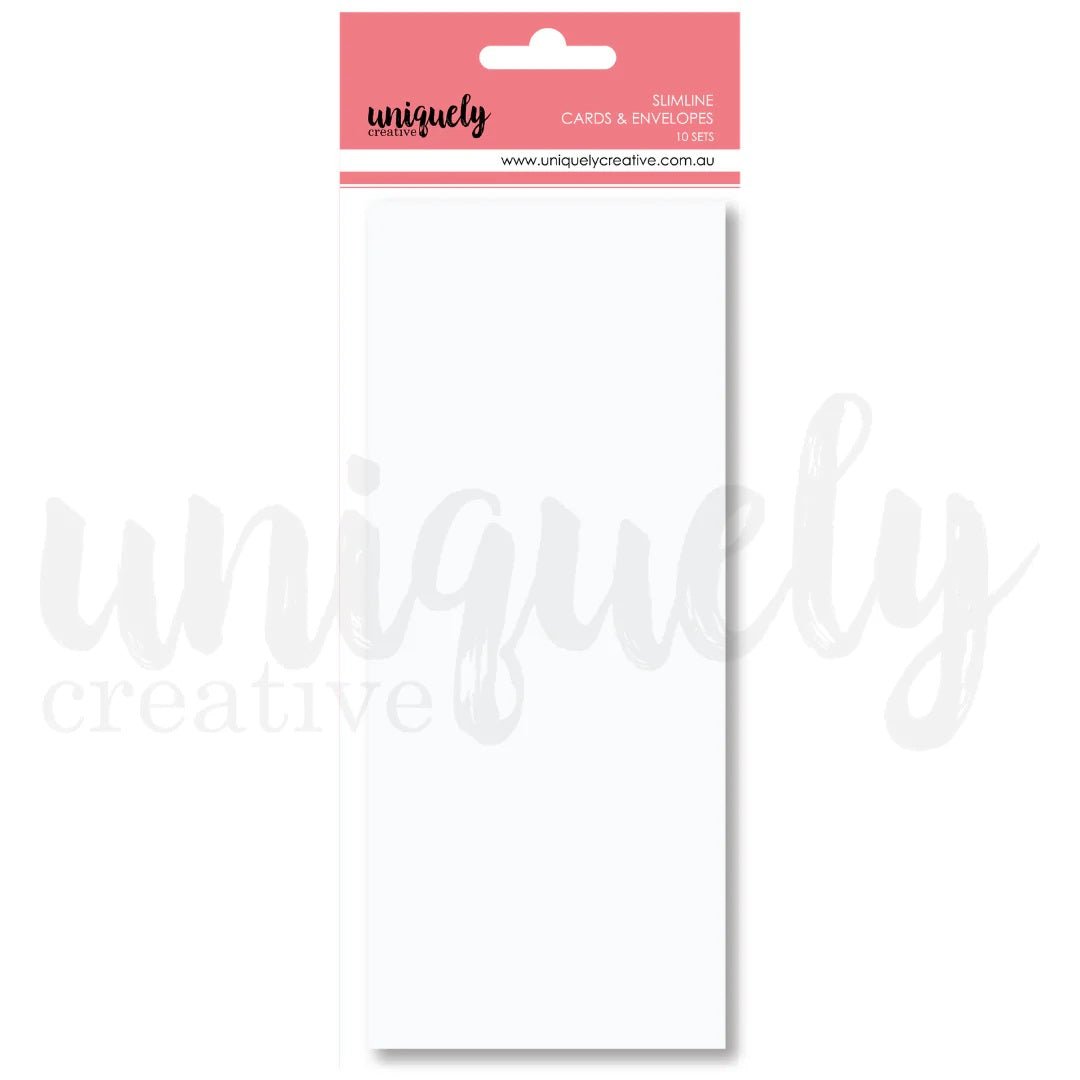 Uniquely Creative - Cards and Envelopes - Slimline (10/pack) - The Crafty Kiwi
