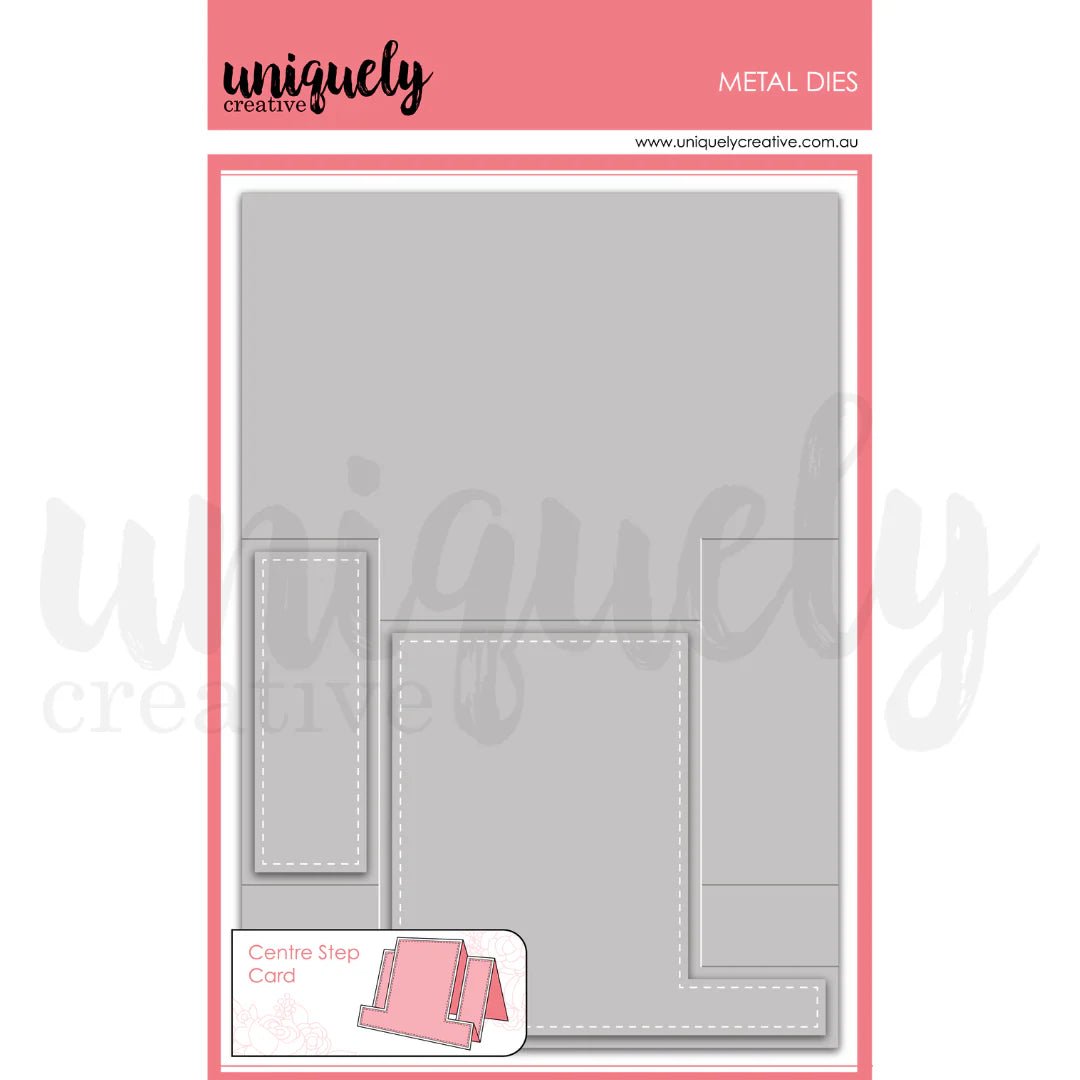 Uniquely Creative - Centre Stepper Card Die - The Crafty Kiwi