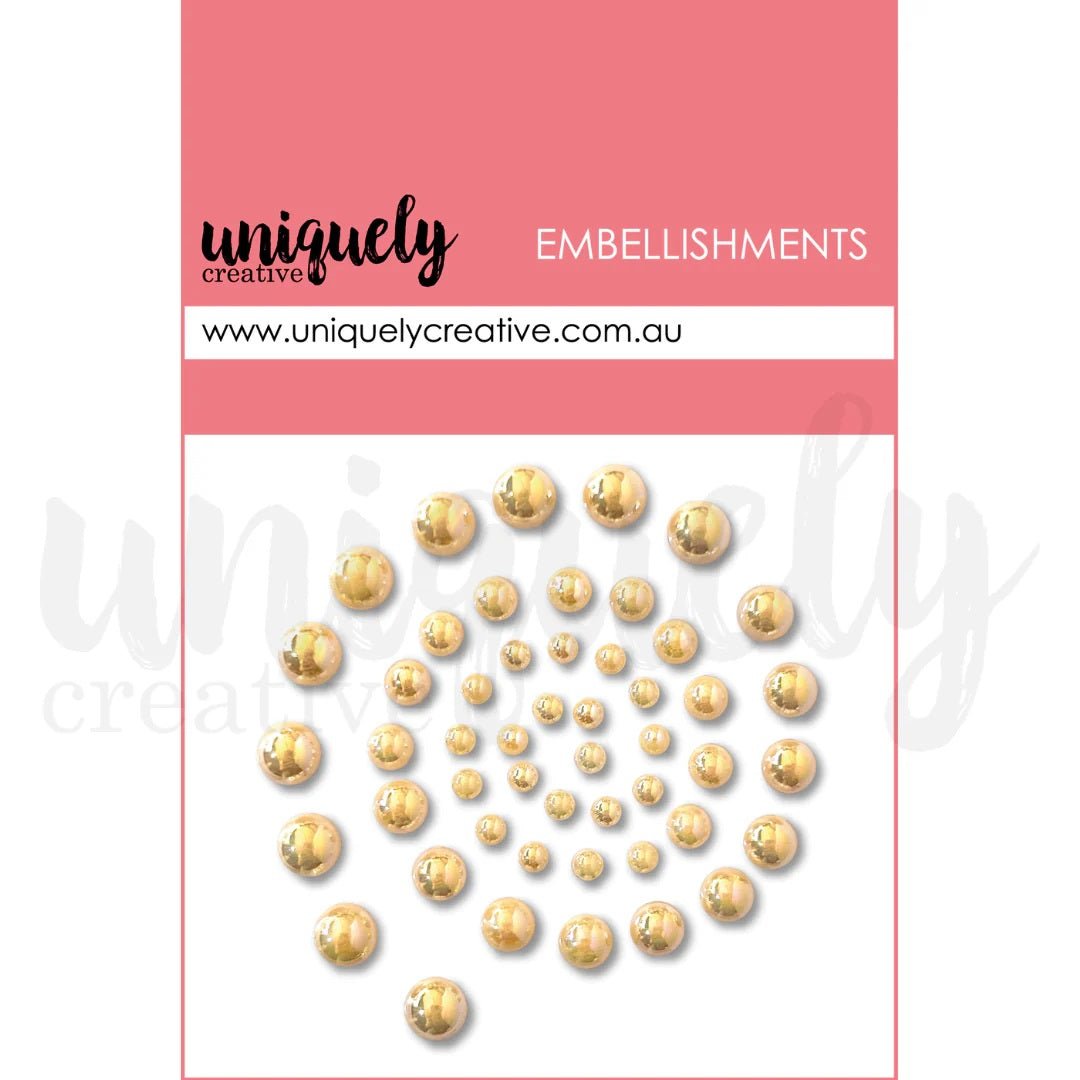 Uniquely Creative - Champagne Pearls - The Crafty Kiwi