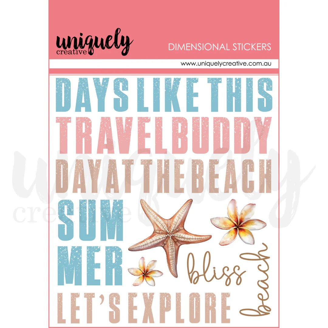 Uniquely Creative - Coastal Bliss - Bundle Kit (7 products) - The Crafty Kiwi