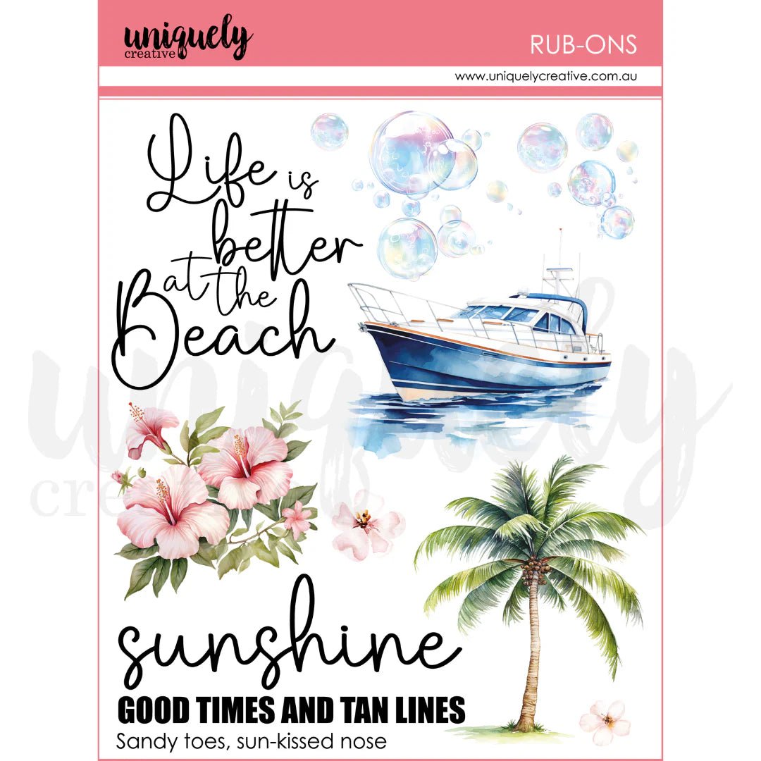 Uniquely Creative - Coastal Bliss - Bundle Kit (7 products) - The Crafty Kiwi