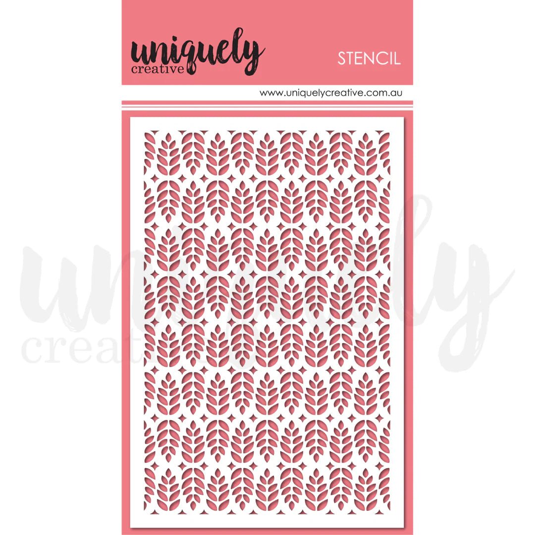 Uniquely Creative - Festive Tidings Stencil - The Crafty Kiwi