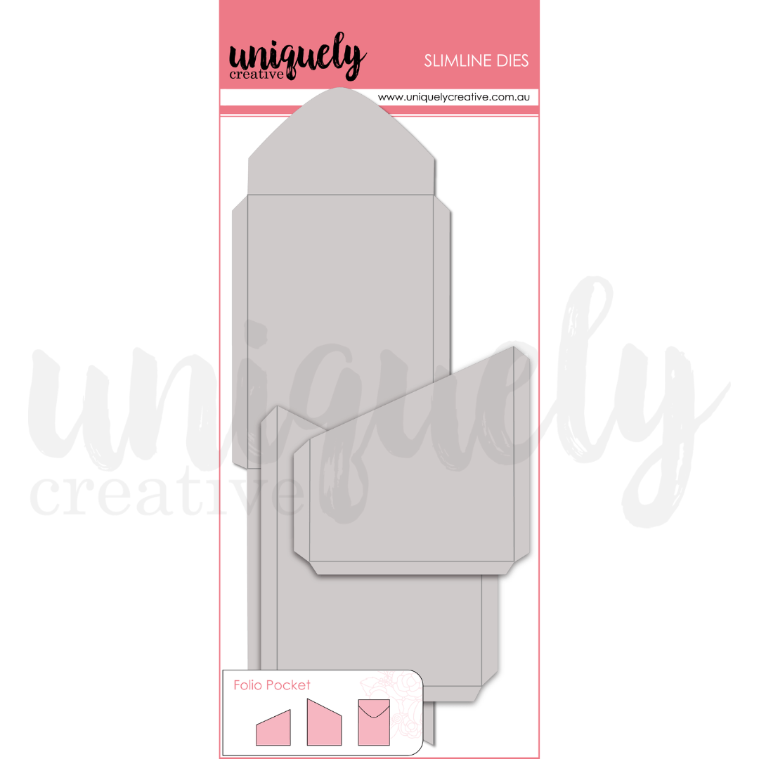 Uniquely Creative - Folio Pocket Die - The Crafty Kiwi