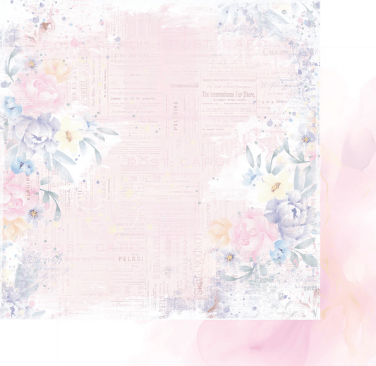 Uniquely Creative - Heart & Soul - Be Happy 12X12 Paper (1/sheet) - The Crafty Kiwi