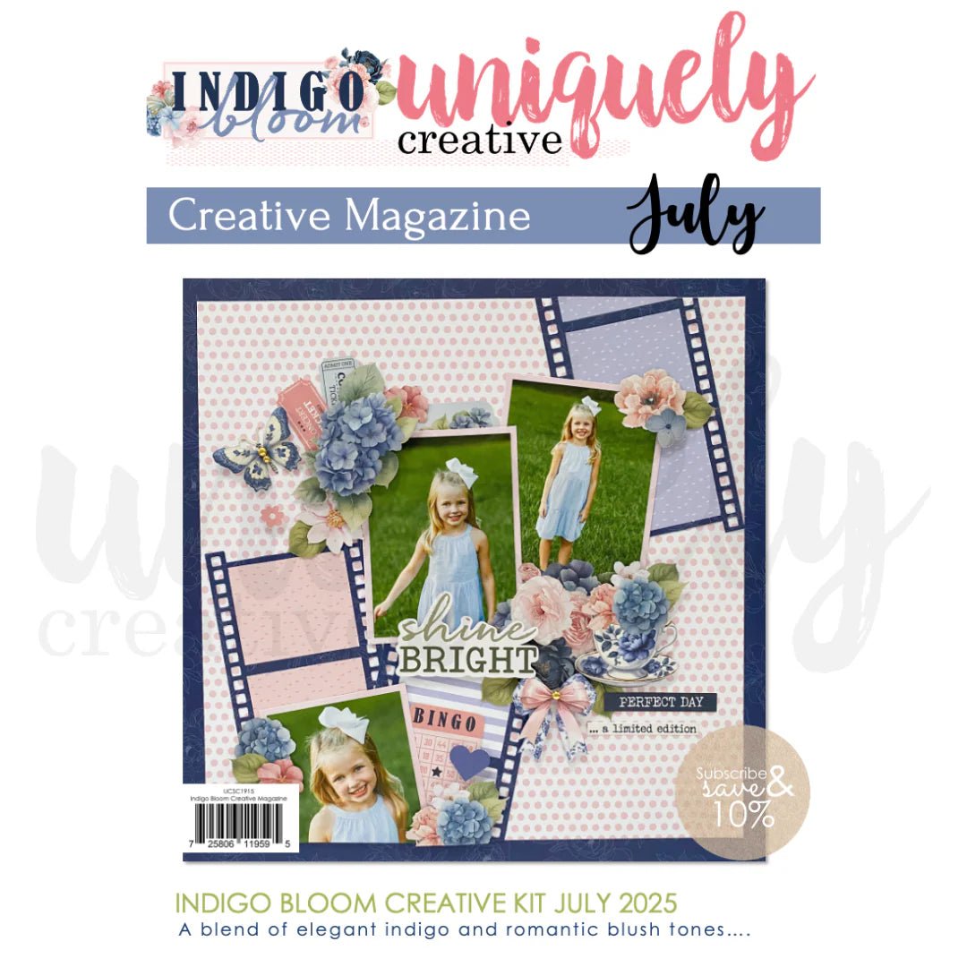 Uniquely Creative - Indigo Bloom Bundle Kit - The Crafty Kiwi