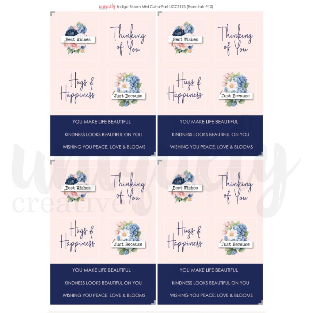 Uniquely Creative - Indigo Bloom Card Maker's Bundle Kit - The Crafty Kiwi