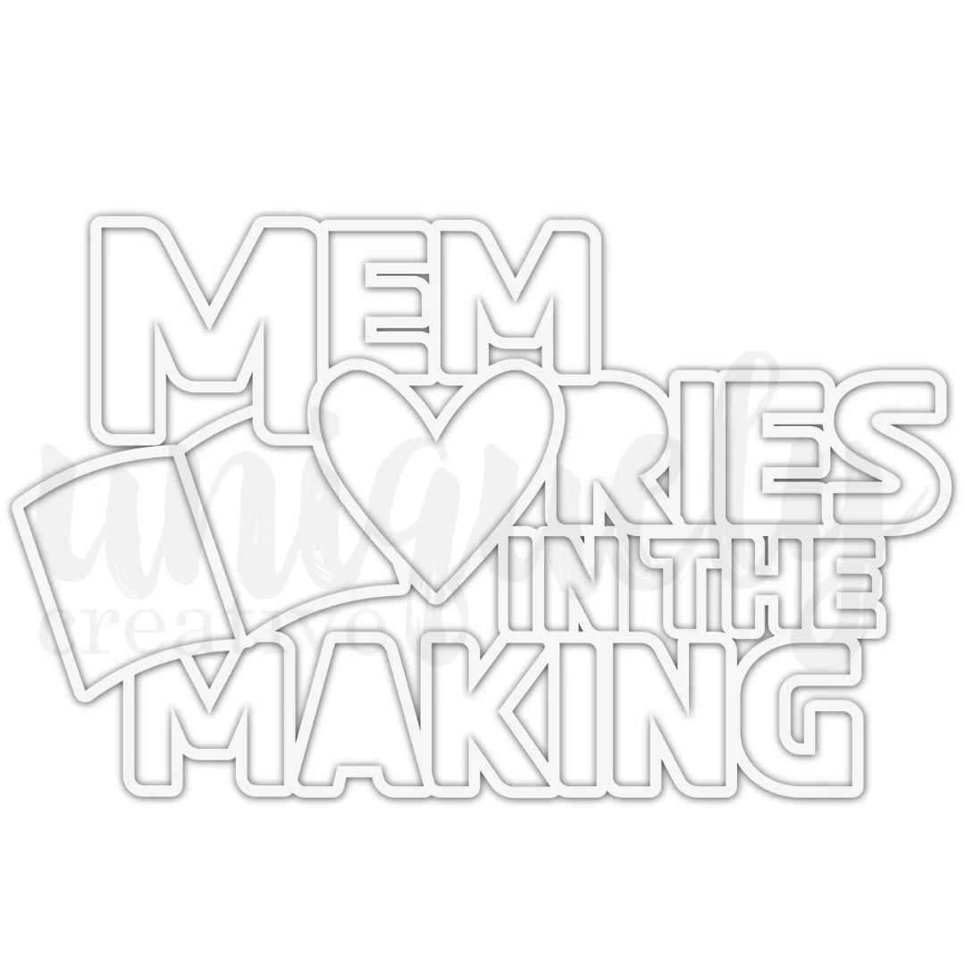 Uniquely Creative - Memories in the Making Overlay - The Crafty Kiwi