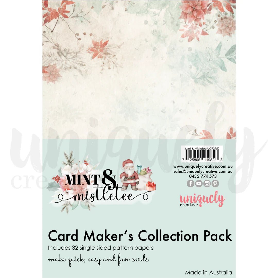 Uniquely Creative - Mint and Mistletoe Card Maker's Bundle Kit - The Crafty Kiwi