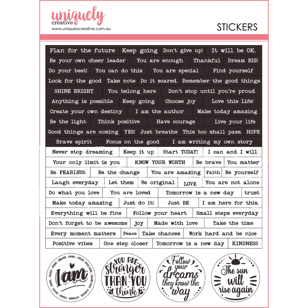 Uniquely Creative - Moments That Matter - Art Journal Bundle - The Crafty Kiwi