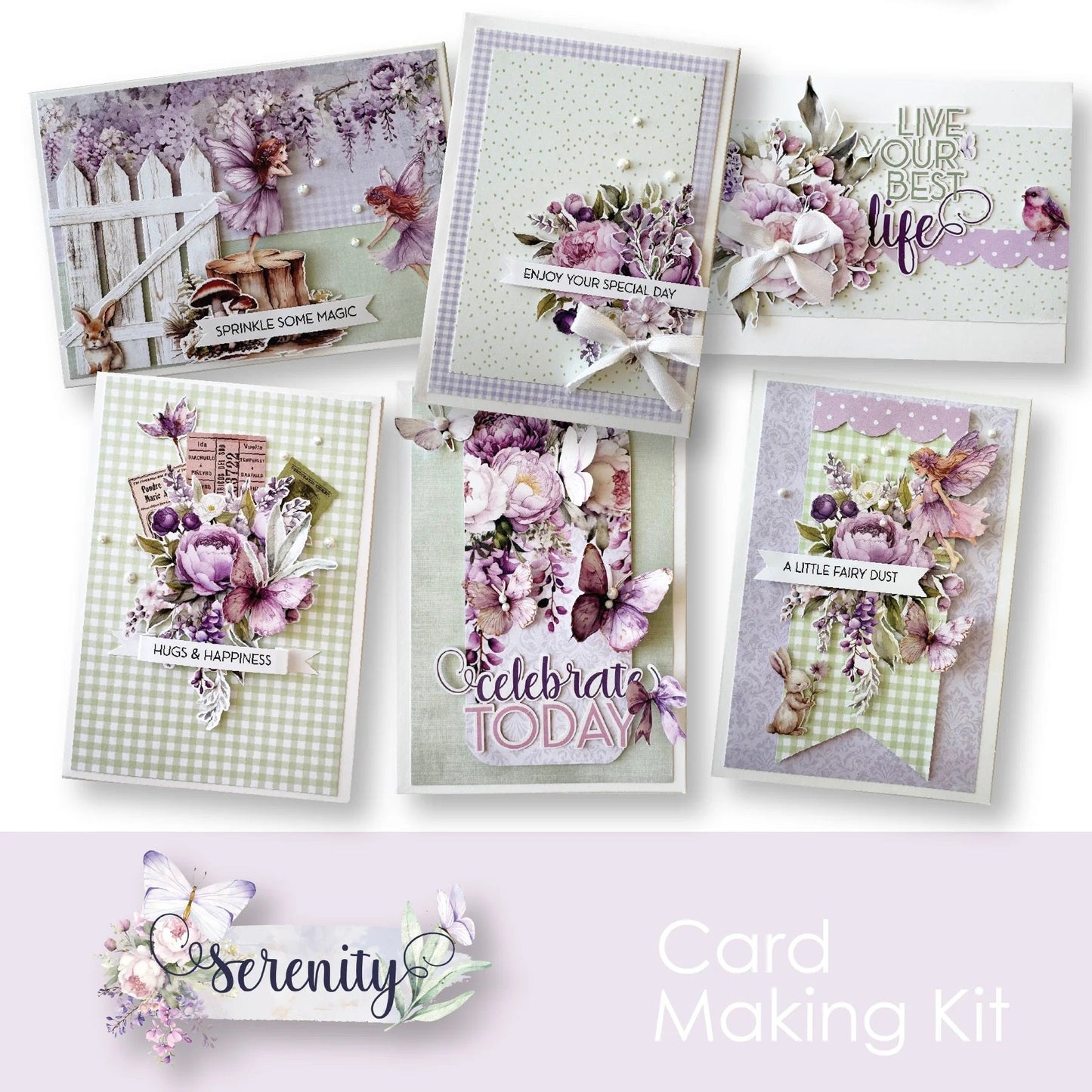Uniquely Creative - Serenity Card Making Kit (ETA 22/2/25) - The Crafty Kiwi