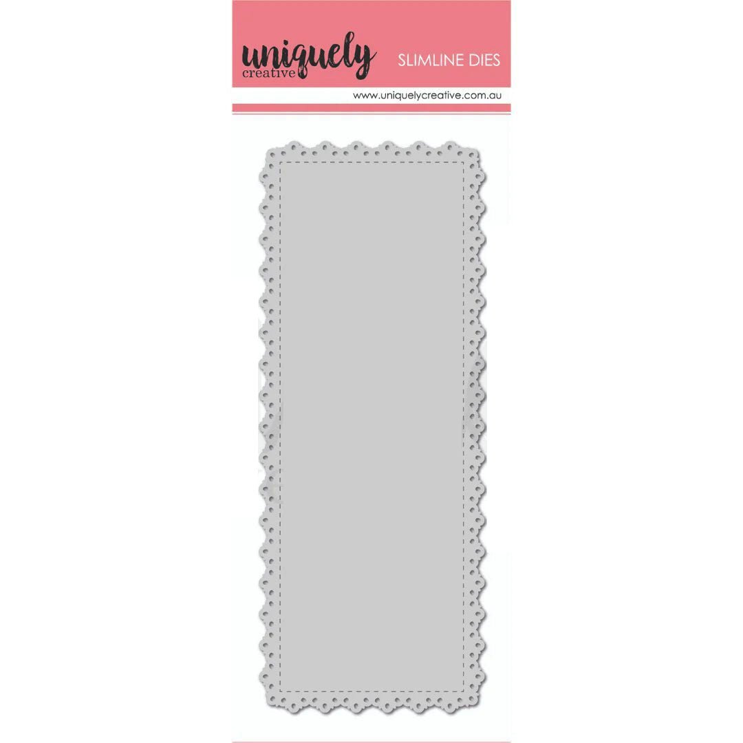 Uniquely Creative - Slim Doily Rectangle Die - The Crafty Kiwi
