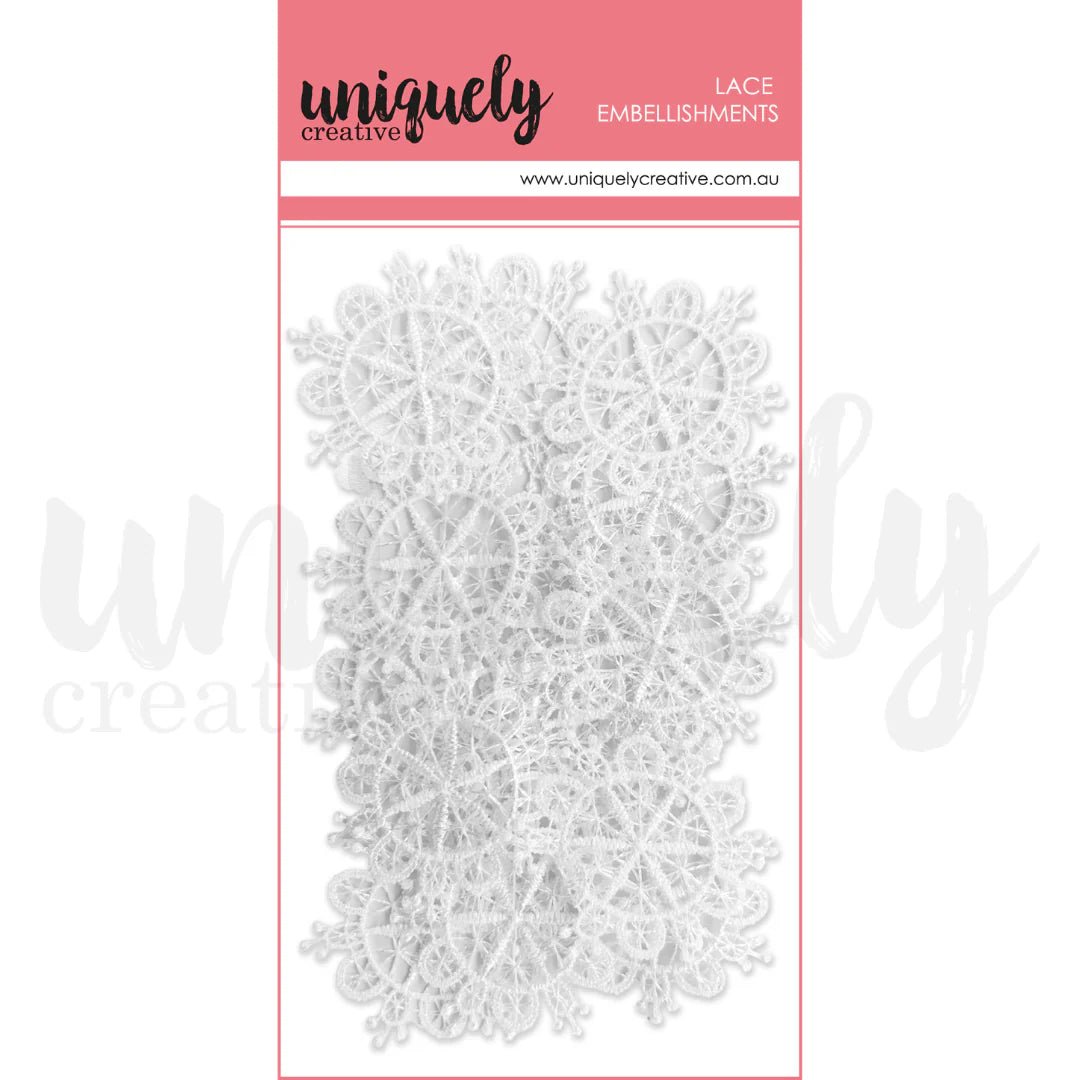 Uniquely Creative - Stellar Lace Pieces - The Crafty Kiwi