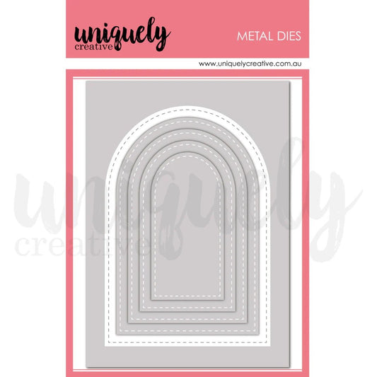Uniquely Creative - Stitched Arches Die - The Crafty Kiwi