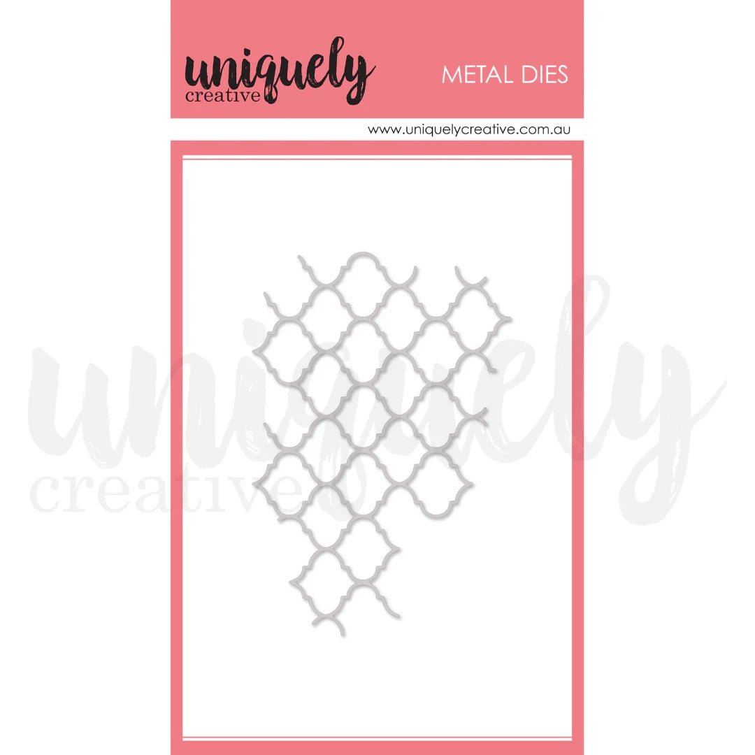 Uniquely Creative - Textured Lattice Die - The Crafty Kiwi