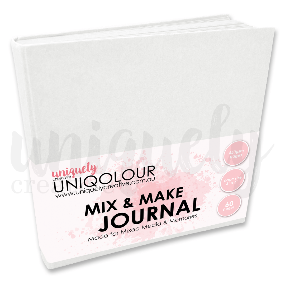 Uniquely Creative - UNIQOLOUR Mix & Make Art Journal - The Crafty Kiwi