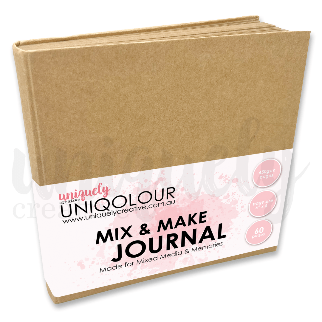 Uniquely Creative - UNIQOLOUR Mix & Make Art Journal - Kraft - The Crafty Kiwi