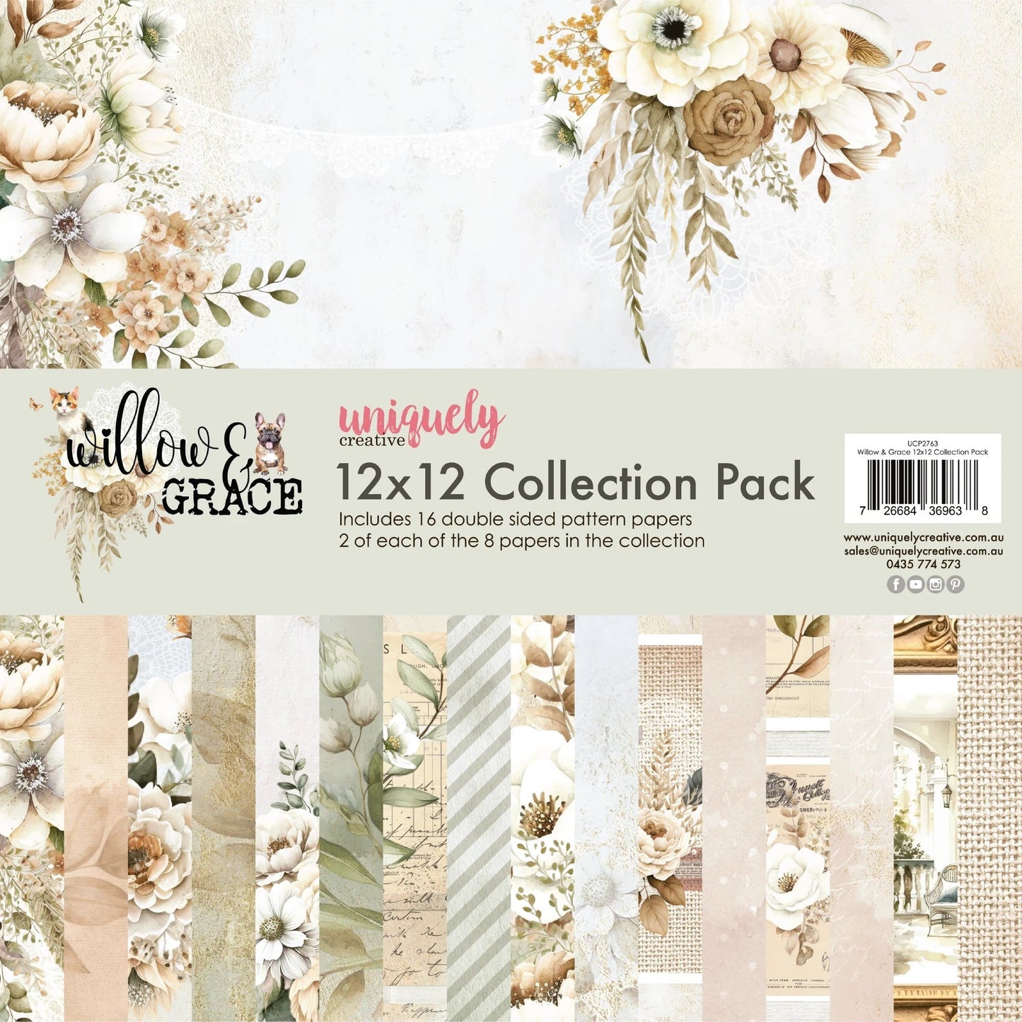 Uniquely Creative - Willow & Grace Bundle Kit - The Crafty Kiwi