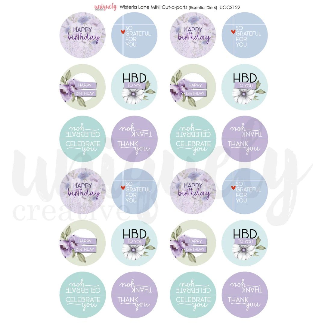 Uniquely Creative - Wisteria Lane Bundle Kit (+complementary 5/sheet cardstock pack) - The Crafty Kiwi