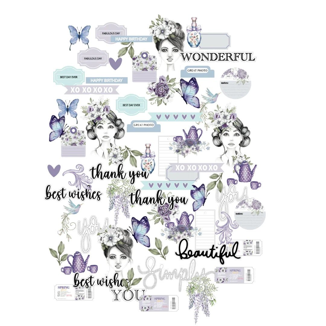 Uniquely Creative - Wisteria Lane Bundle Kit (+complementary 5/sheet cardstock pack) - The Crafty Kiwi