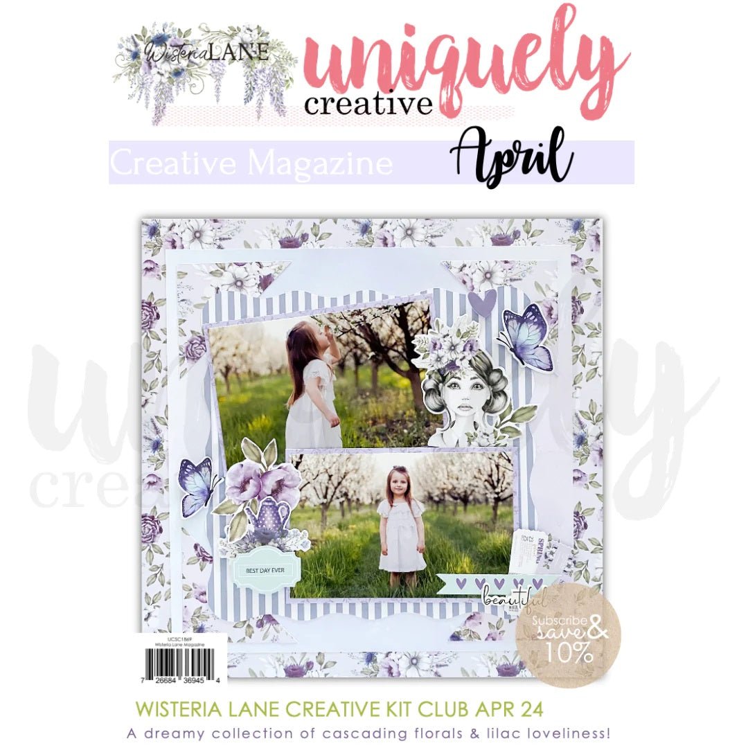 Uniquely Creative - Wisteria Lane Bundle Kit (+complementary 5/sheet cardstock pack) - The Crafty Kiwi