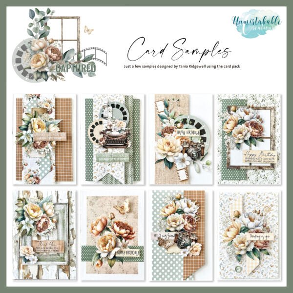 Unmistakable Creations - Card Making Pack - Captured - The Crafty Kiwi