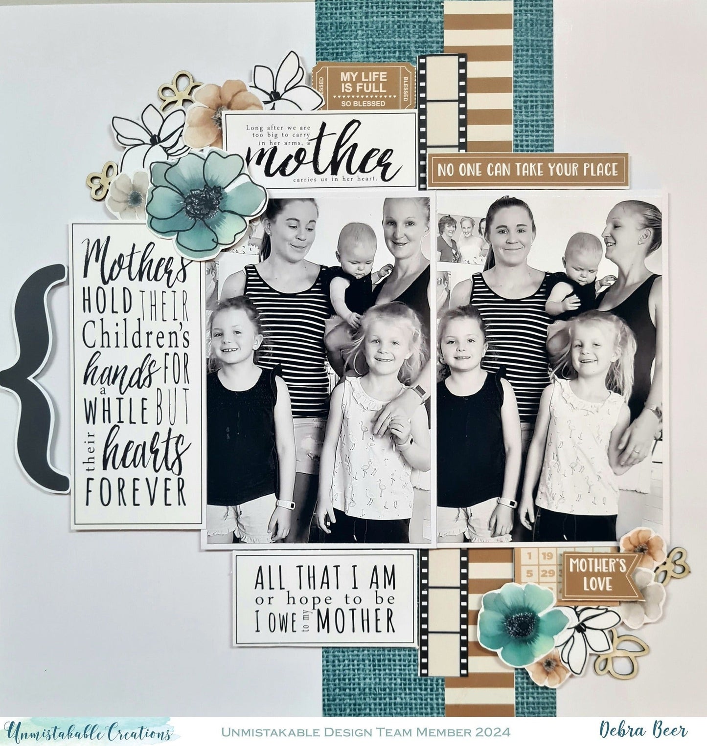 Unmistakable Creations - Heartfelt Collection Layout Kit - The Crafty Kiwi