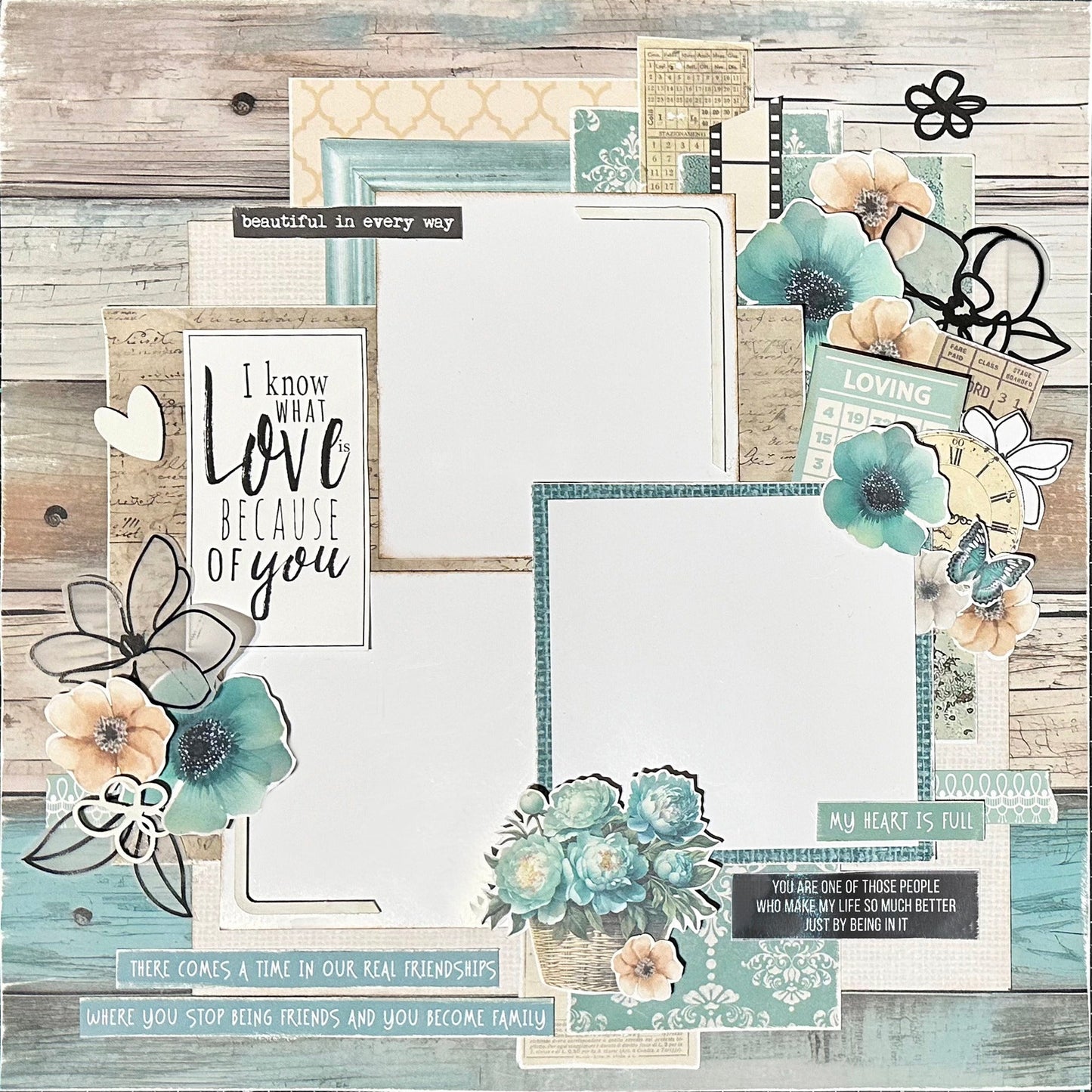 Unmistakable Creations - Heartfelt Collection Layout Kit - The Crafty Kiwi