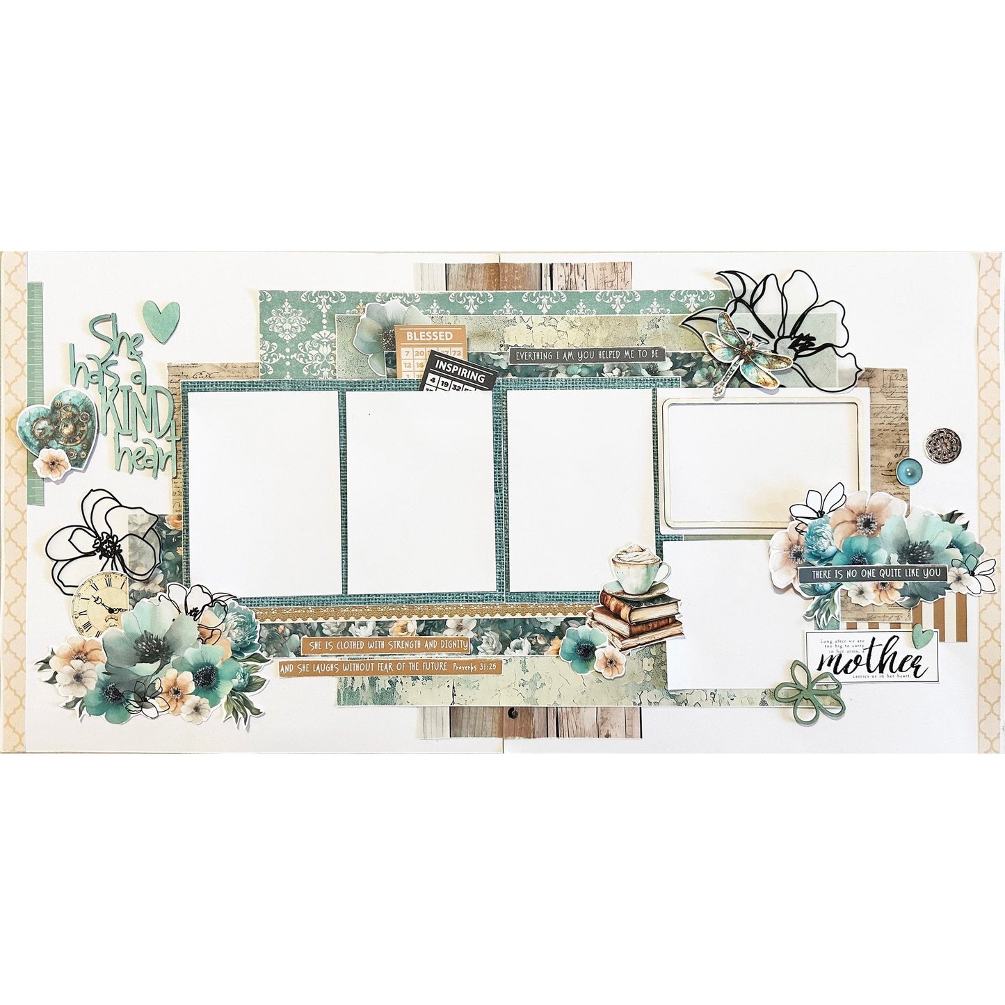 Unmistakable Creations - Heartfelt Collection Layout Kit - The Crafty Kiwi