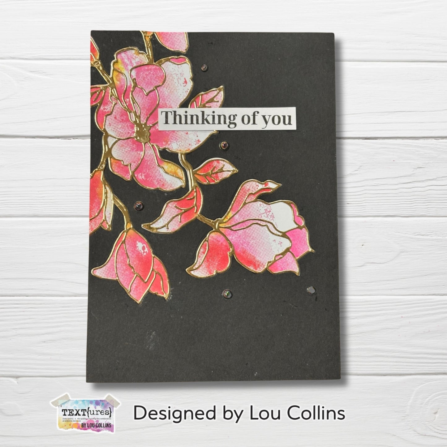 Arden Creative Studio - TEXT(ures) Watercolour Splash Halftone 6x8 Clear Stamp Set(Dragonfly Dreams)