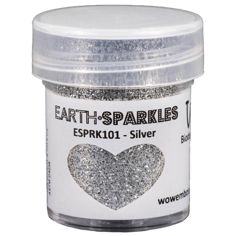 Wow - Embossing Powder - Silver Sparkle - The Crafty Kiwi