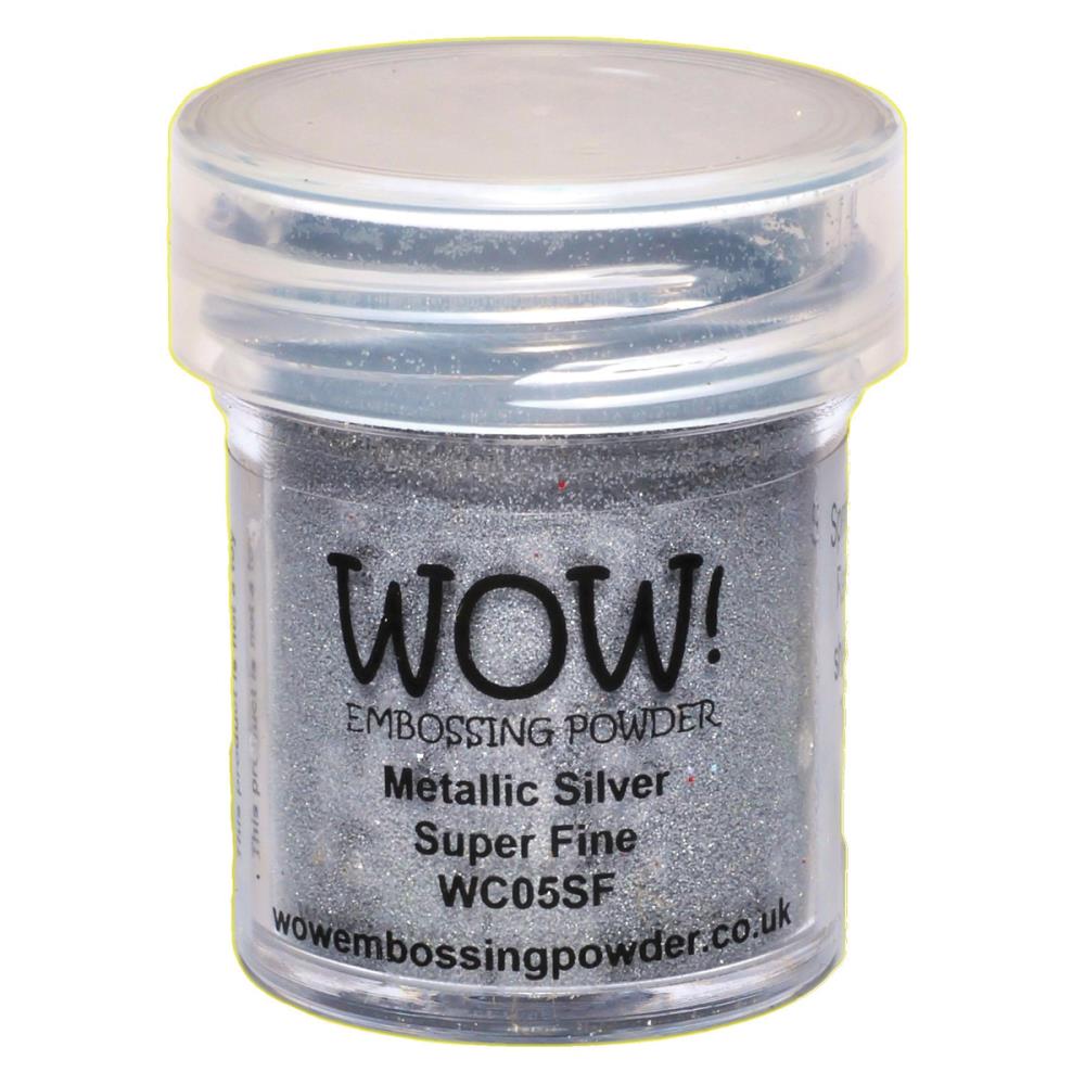 Wow - Embossing Powder - Superfine - Metallic Silver - The Crafty Kiwi