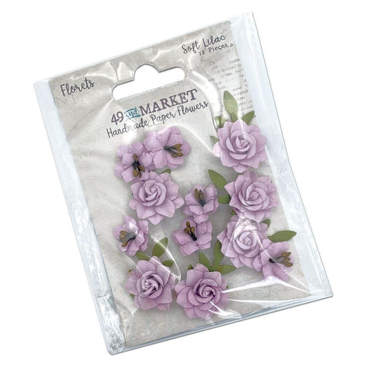 49 and Market - Florets Paper Flowers - Soft Lilac - The Crafty Kiwi