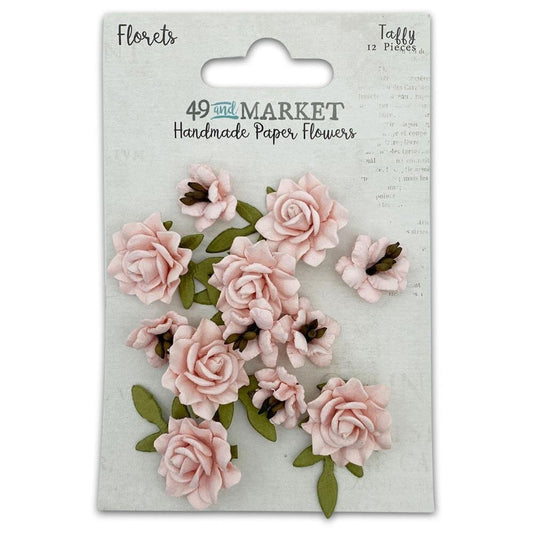 49 and Market - Florets Paper Flowers - Taffy - The Crafty Kiwi