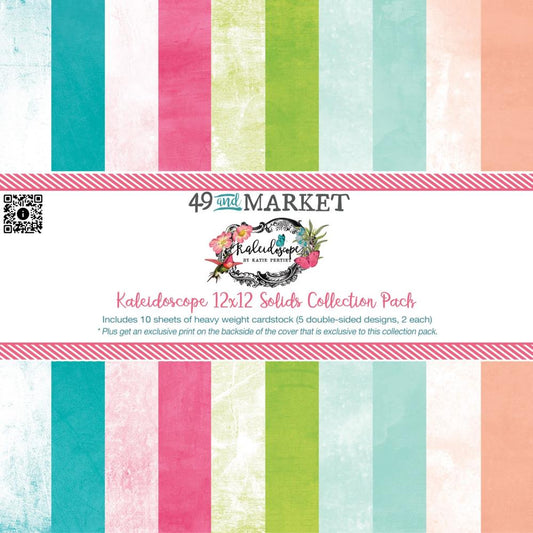 49 and Market - KALEIDOSCOPE - 12x12 Solids Collection Pack - The Crafty Kiwi