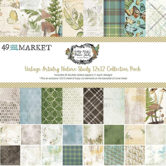49 and Market - NATURE STUDY - 12x12 Collection Pack - The Crafty Kiwi