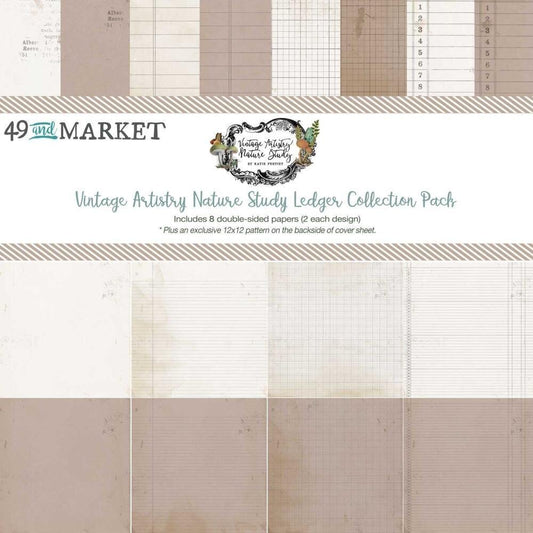49 and Market - NATURE STUDY - 12x12 Ledger Collection Pack - The Crafty Kiwi