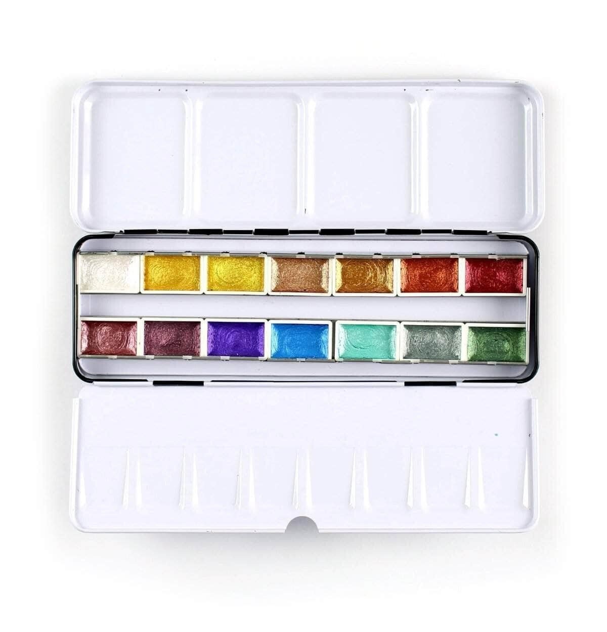 Altenew - Metallic Watercolor 14 Pan Set - The Crafty Kiwi