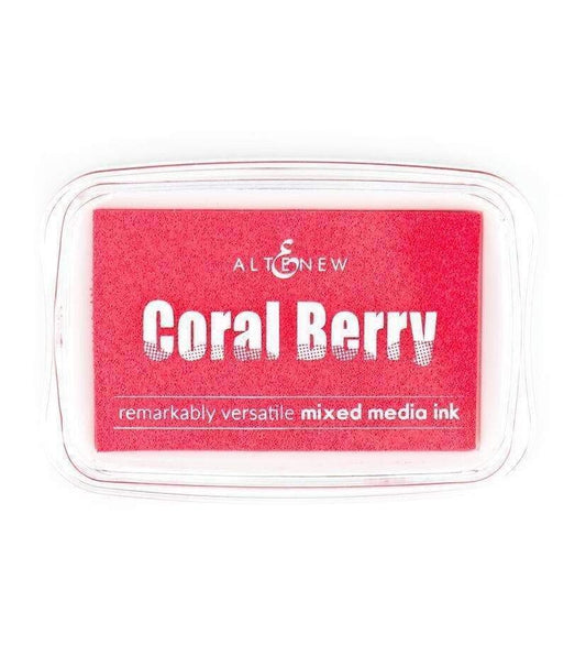 Altenew - Mixed Media Pigment Ink Coral Berry - The Crafty Kiwi