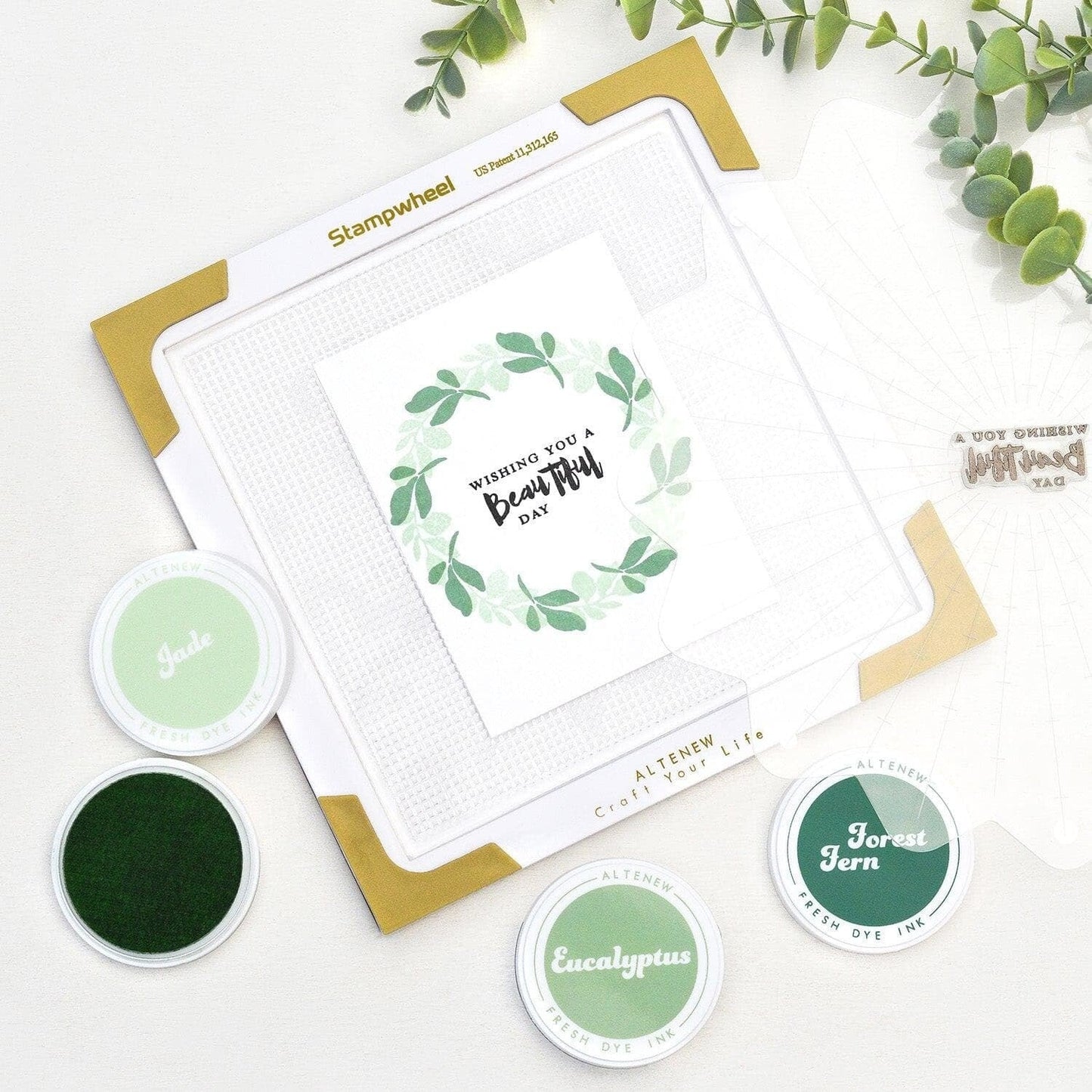 Altenew - Stampwheel - Stamping Platform and Wreath Builder - The Crafty Kiwi
