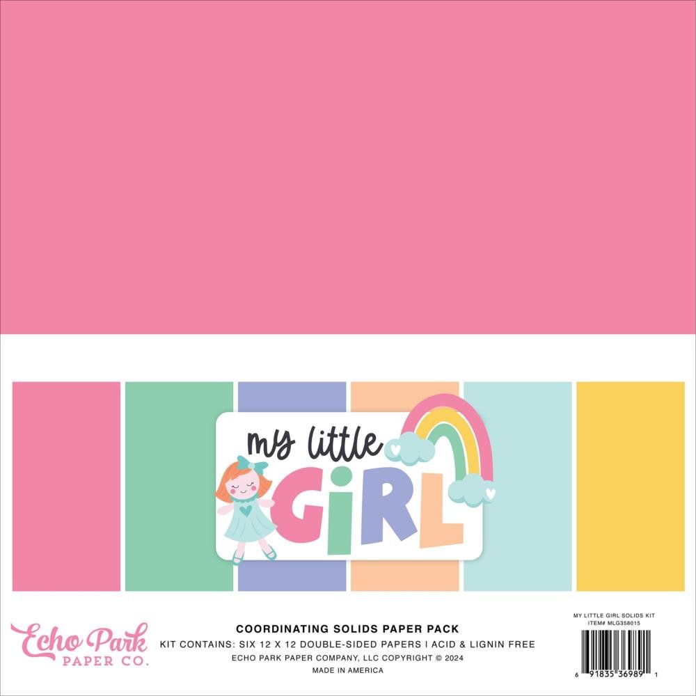 Echo Park - My Little Girl Bundle Kit - The Crafty Kiwi